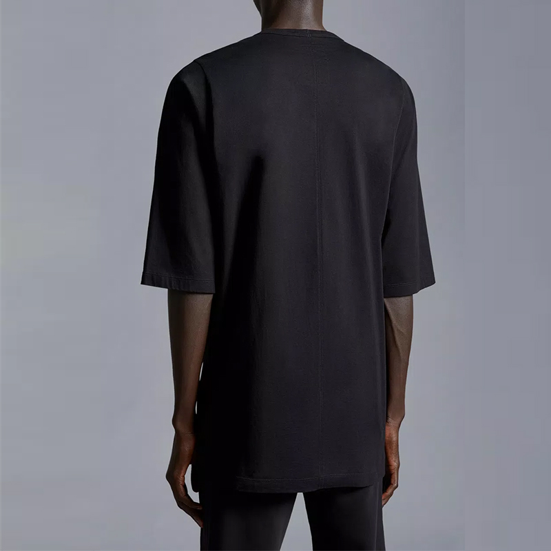 Футболка MONCLER GENIUS × RICK OWENS (черная) — фото 4