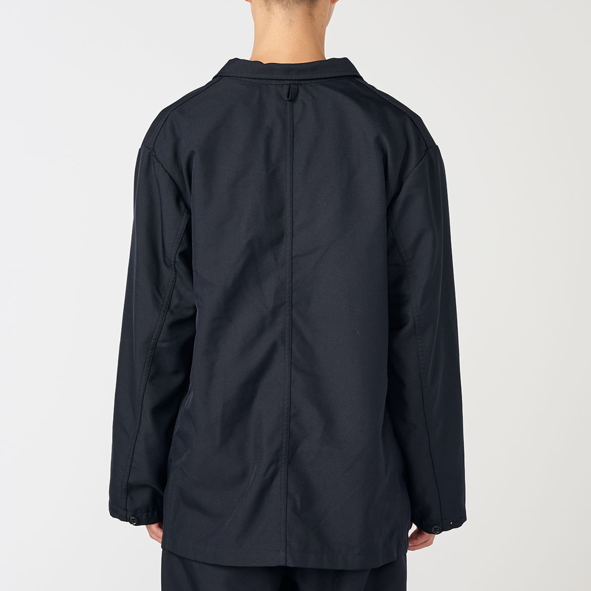Унисекс куртка nanamica SS26 Polyester Twill Club Jacket (темно-синий) — фото 4