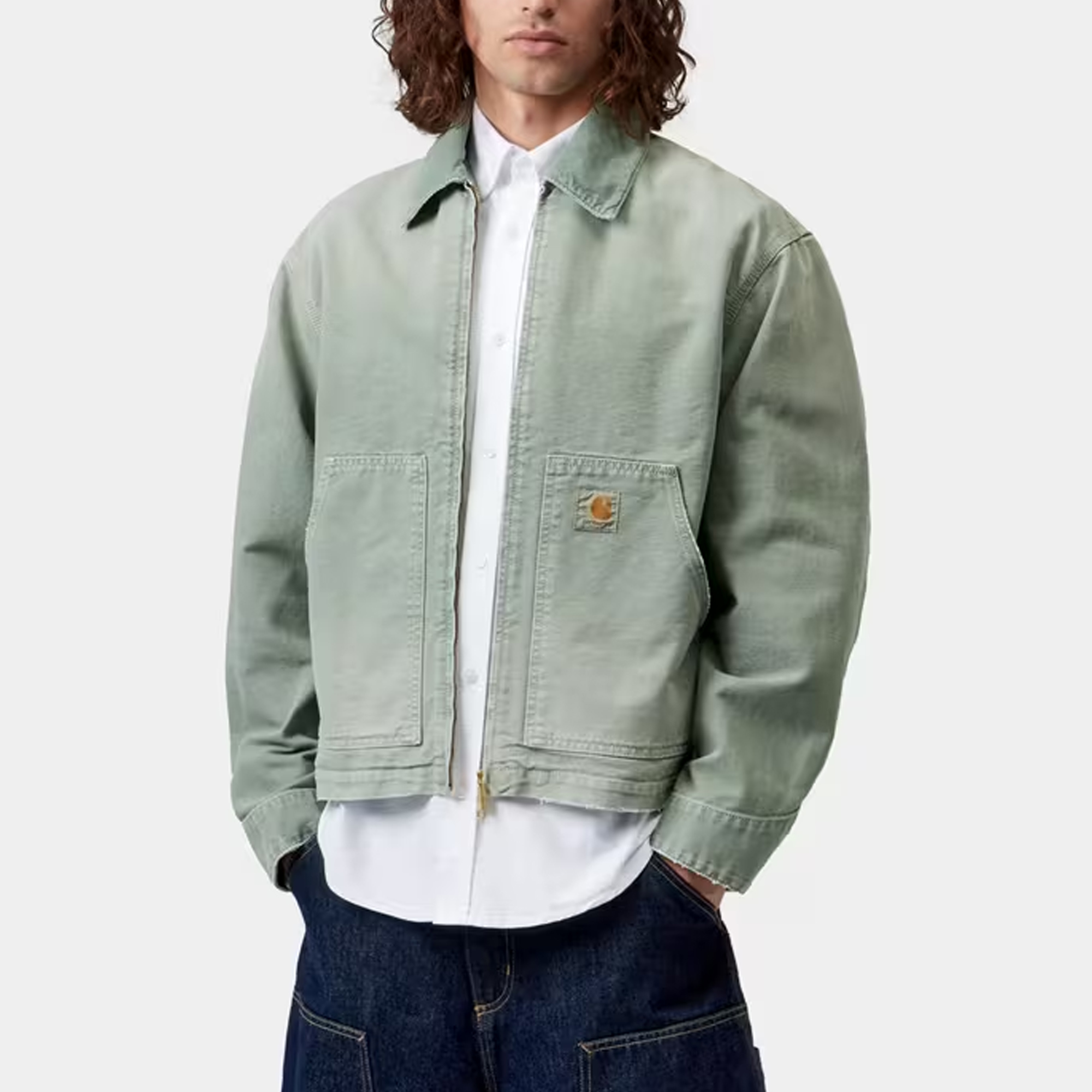 Куртка Carhartt WIP SS26 OG Arcan Jacket (коричневая) — фото 3