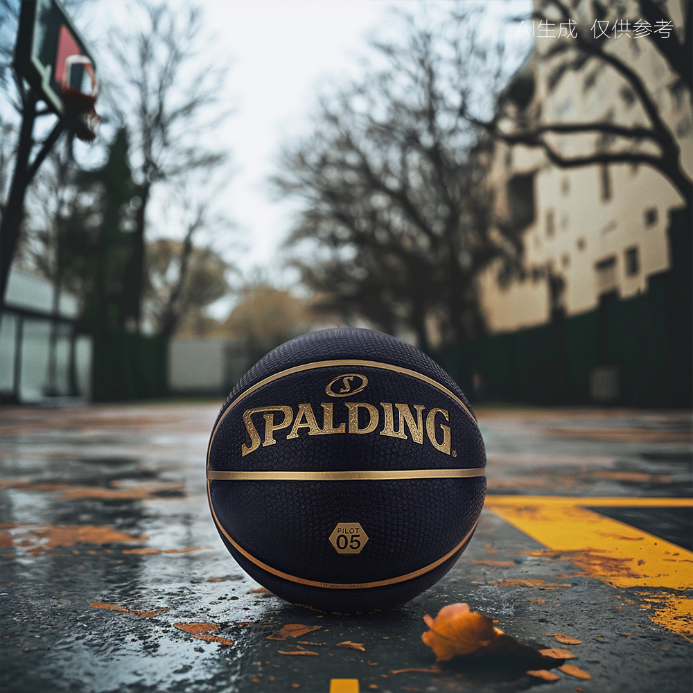 SPALDING Pilot Collection 85 010Y Rubber Basketball PILOT 05 Dark Blue/Black Gold Training Competition Unisex