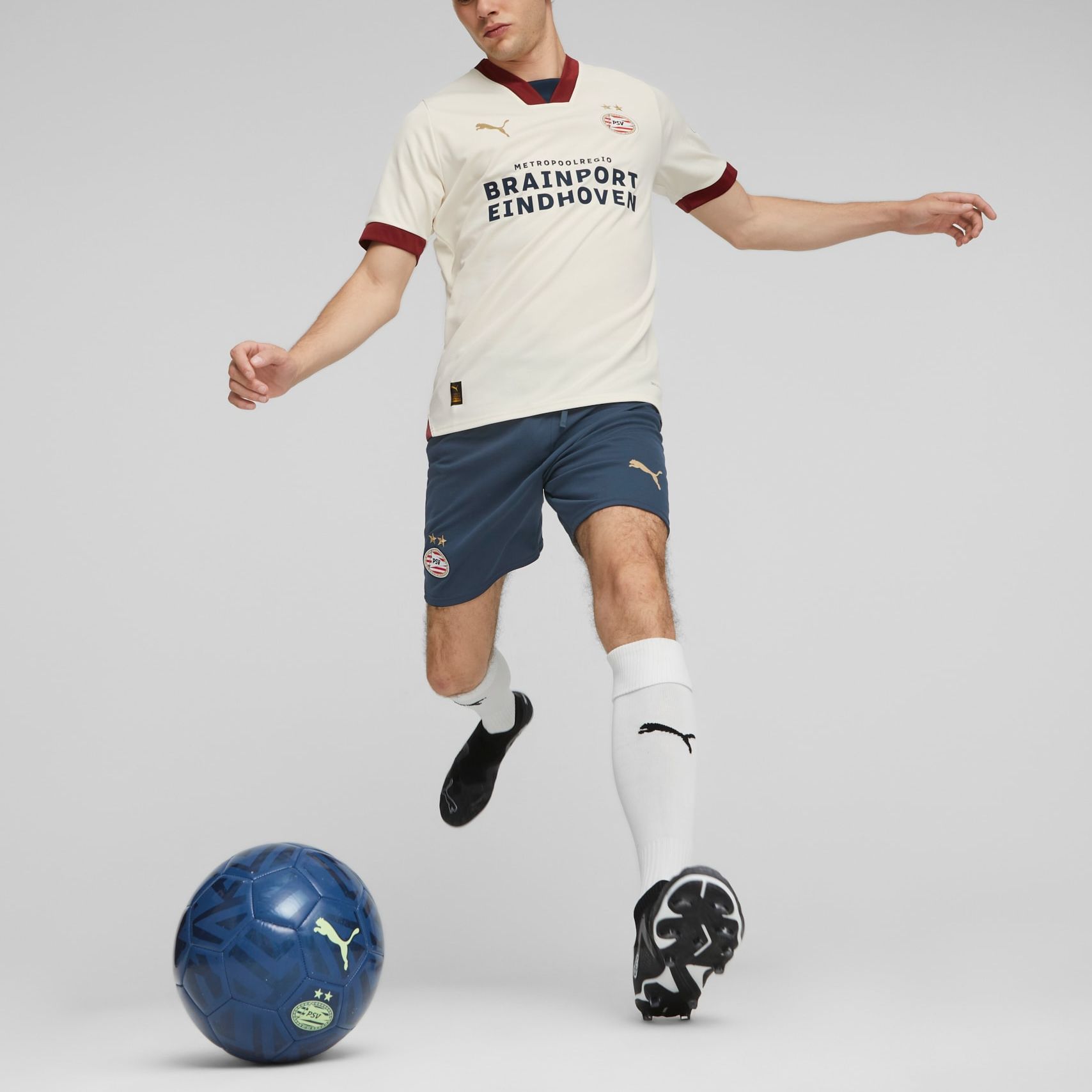 PUMA PSV Eindhoven Soccer Jerseys Men’s White Moderate