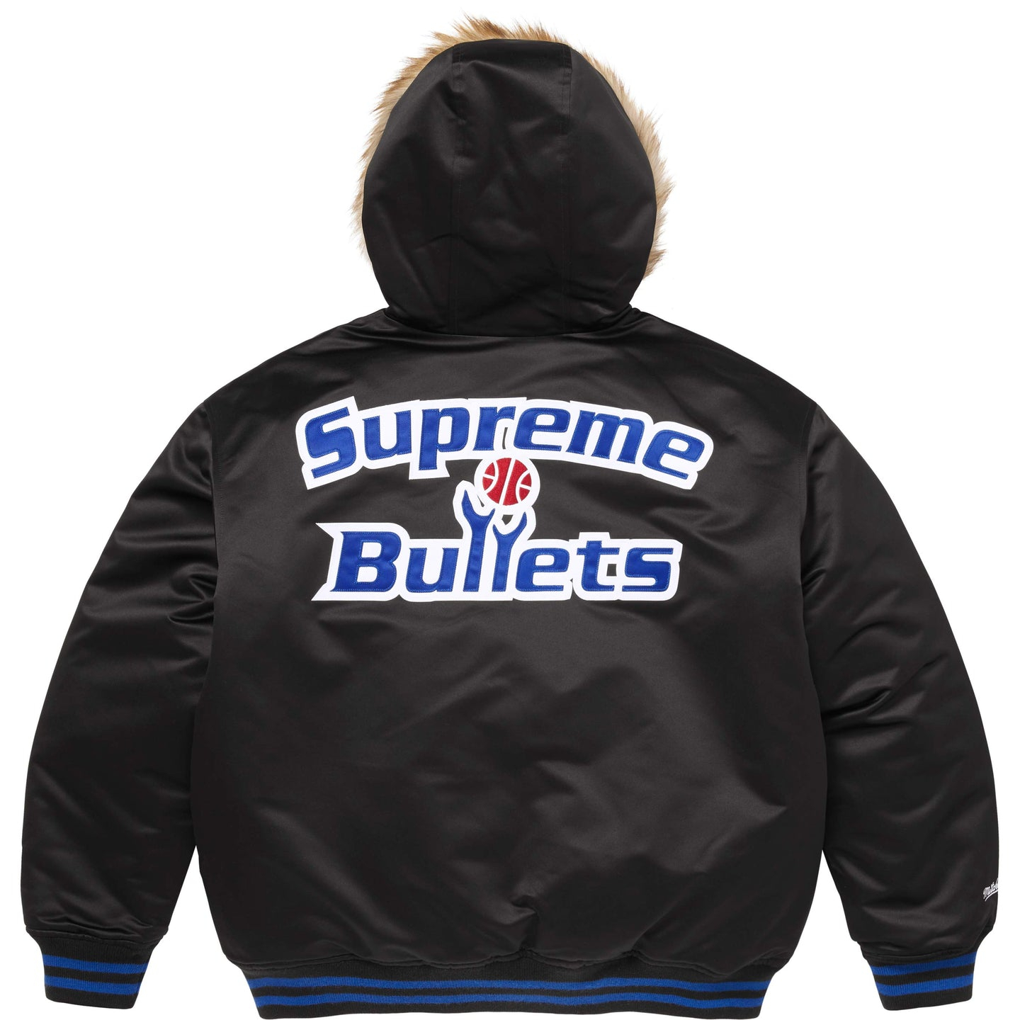 Куртка Supreme × Mitchell & Ness Teams Hooded Satin (цвет как на фото) — фото 2