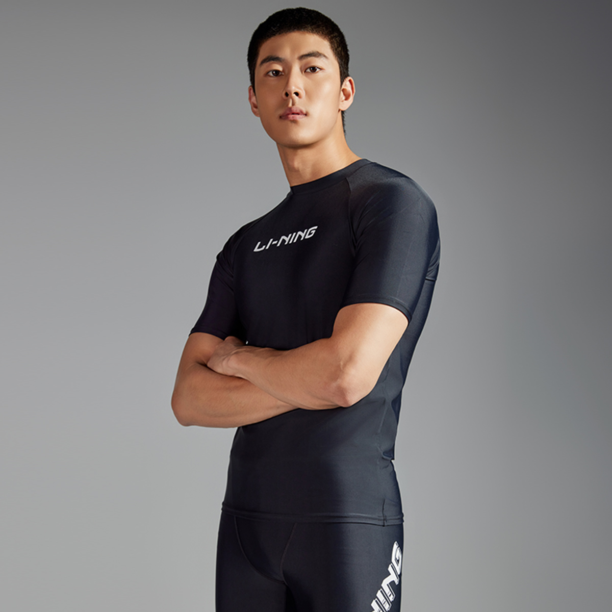 Li Ning Men’s Swimwear Men’s Black