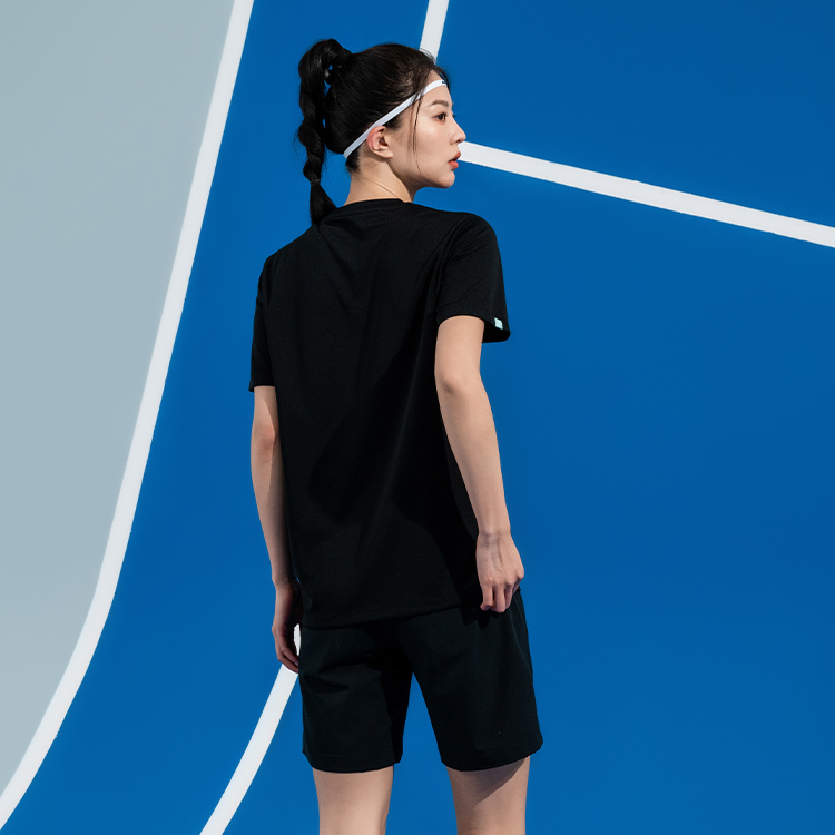 Li Ning Badminton Jersey Unisex Black