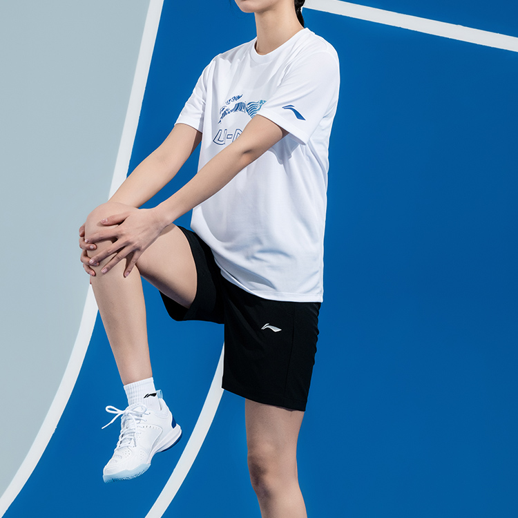 Li Ning Badminton Jersey Unisex Standard White
