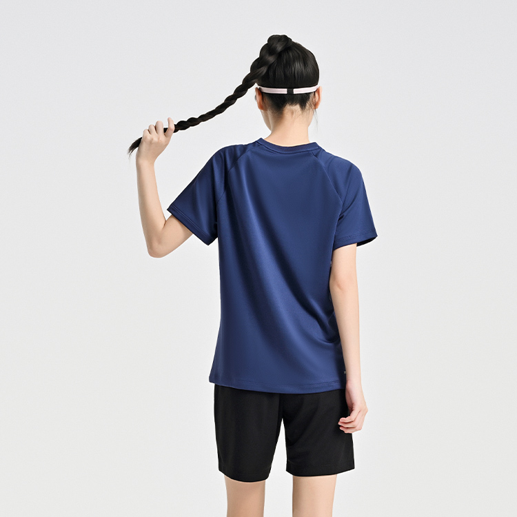 Li Ning Badminton Collection Badminton Jersey Set Unisex Dark Ship Blue