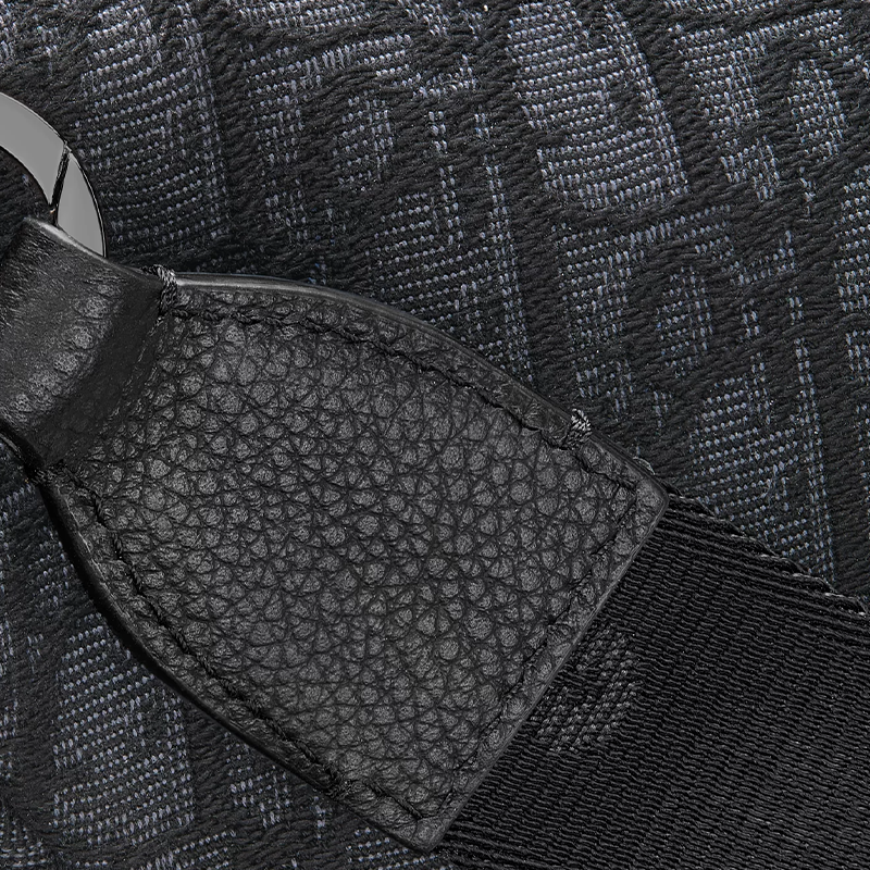 Мужская сумка Dior Saddle (черная) — фото 5