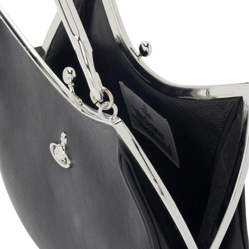 Женская сумка Vivienne Westwood Charm Frame (черная) — фото 4