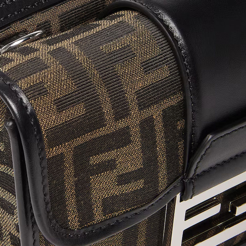 Мужская сумка Fendi (коричневая) — фото 6