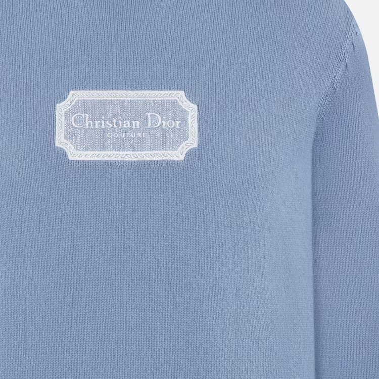 Мужской свитер Dior (синий) — фото 8