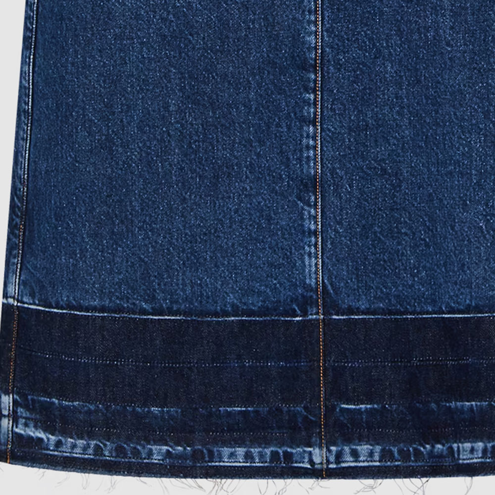 Женская юбка Louis Vuitton Denim Skirt (синяя) — фото 5