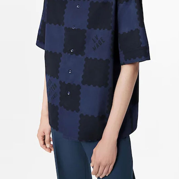 Мужские рубашка Louis Vuitton (синий) — фото 6