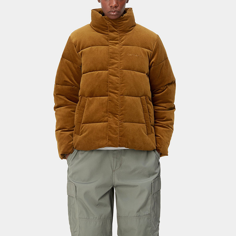 Женская куртка Carhartt WIP (коричневая) — фото 5