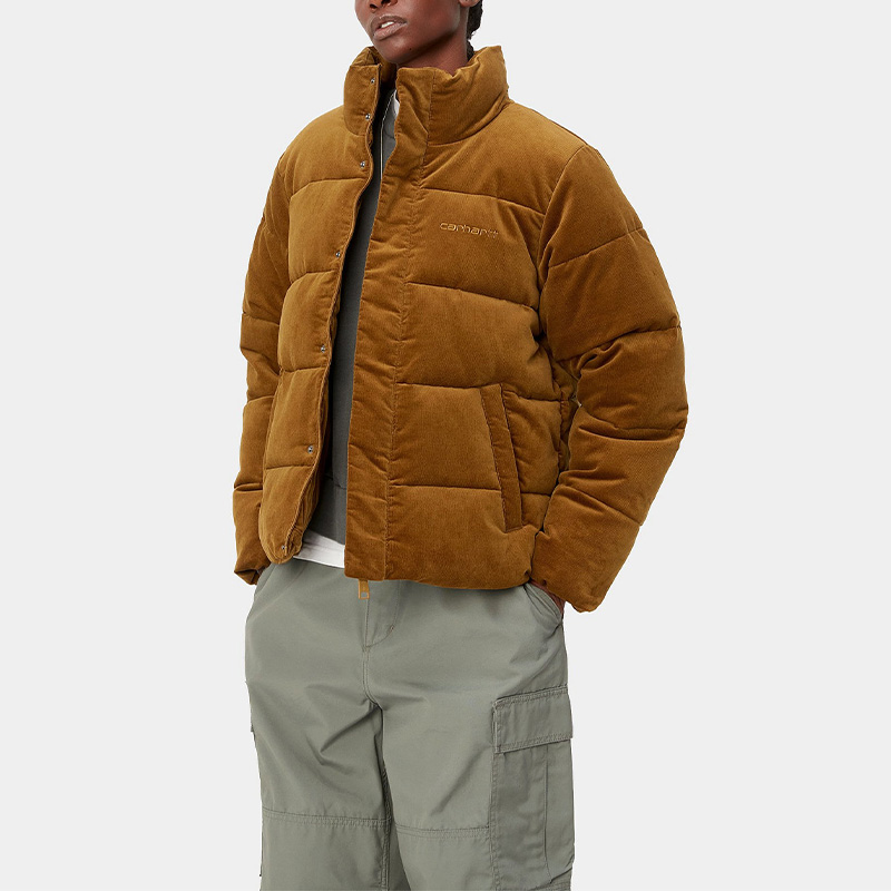 Женская куртка Carhartt WIP (коричневая) — фото 6