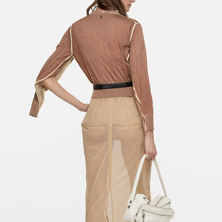 Женский свитер Acne Studios (серый) — фото 5