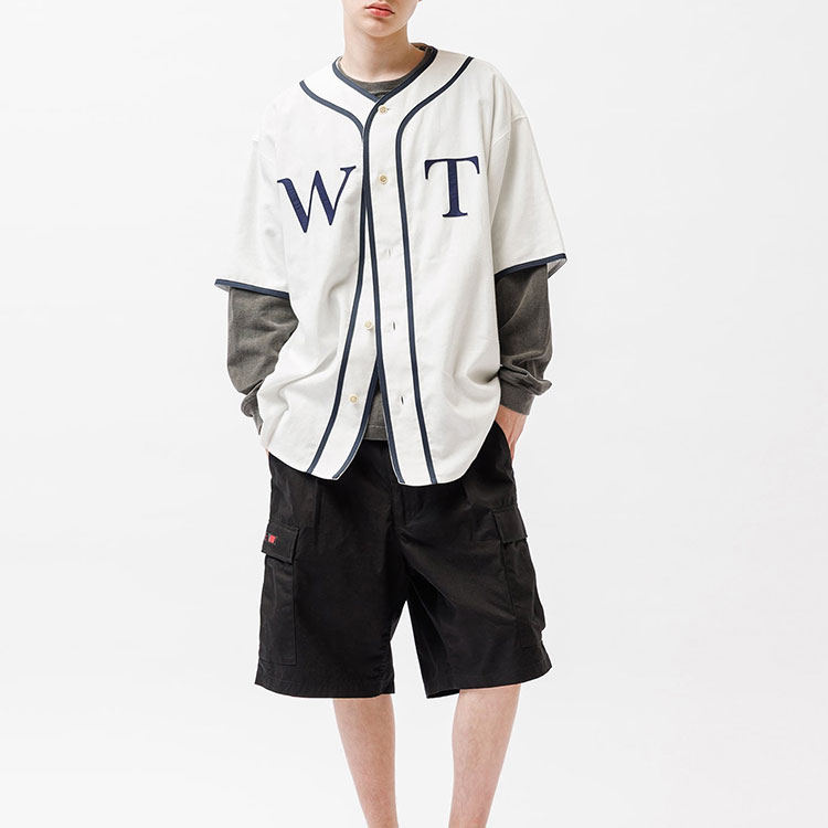 Футболка WTAPS LEAGUE SS COTTON TWILL (белая) — фото 2