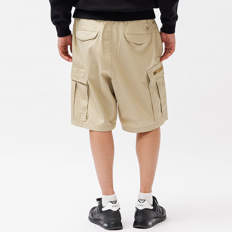 Шорты WTAPS SS26 MILS0001 / SHORTS / COTTON. CNVS (хаки/серые) — фото 5