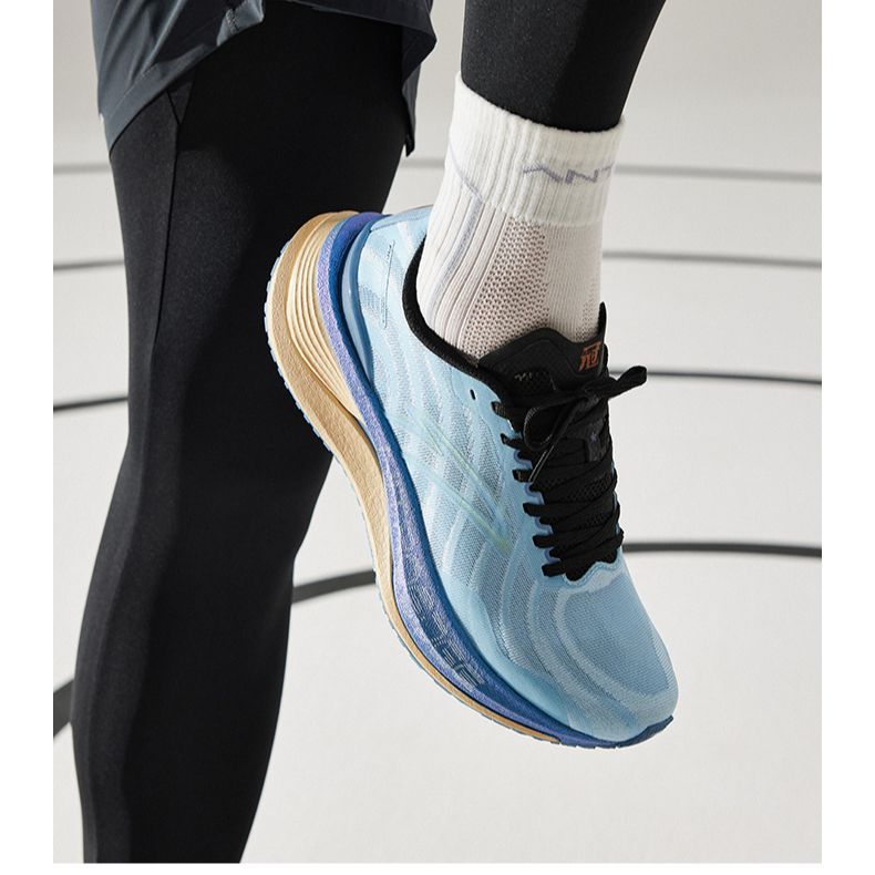 Anta Champion 3rd Gen PRO Anti Slip Wear Resistant Low Top Nitrogen Technology Sprint Running Shoes Men’s Blue Black
