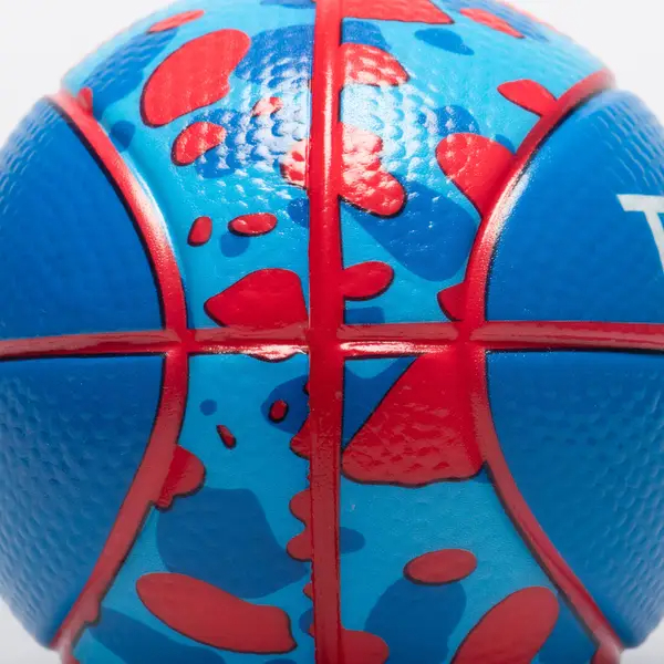 DECATHLON PU Polyurethane Basketball Blue Red Size 1 Training