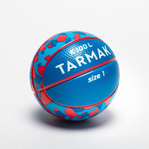 DECATHLON PU Polyurethane Basketball Blue Red Size 1 Training