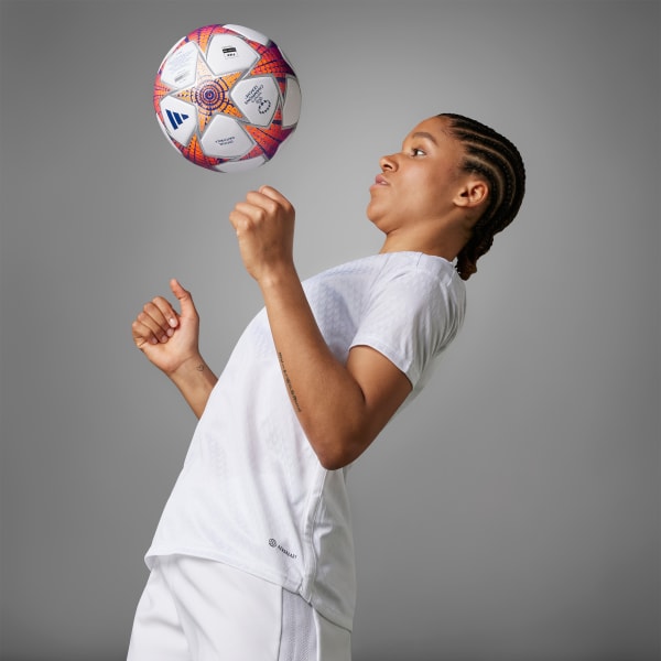Adidas Size 5 Soccer Ball Seamless Thermal bonding Unisex White Red