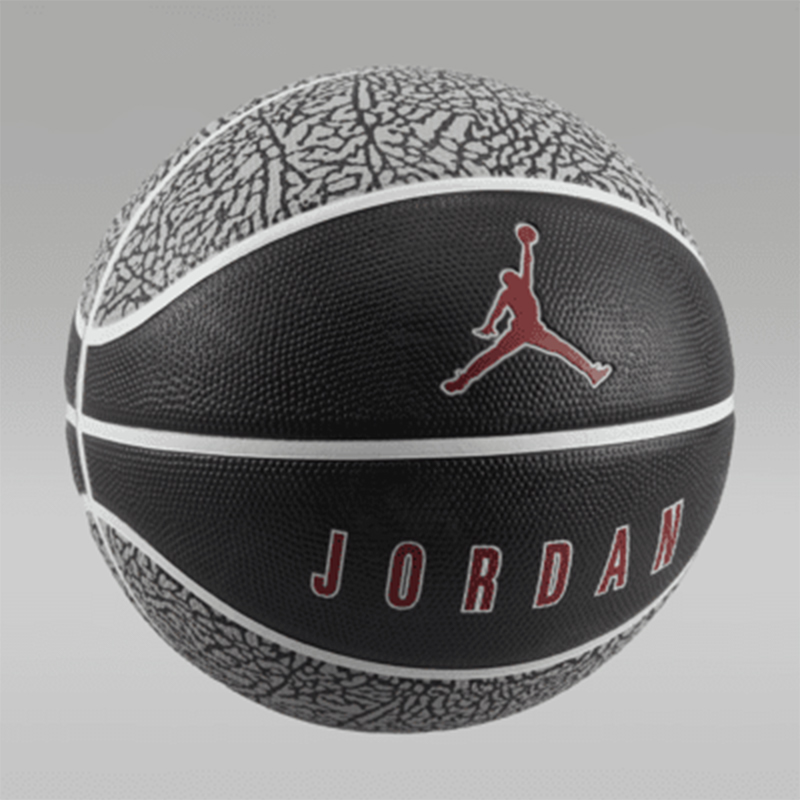 Jordan Rubber Basketball Black Size 7 Ball/Size 6 Ball/Size 5 Ball Training Unisex
