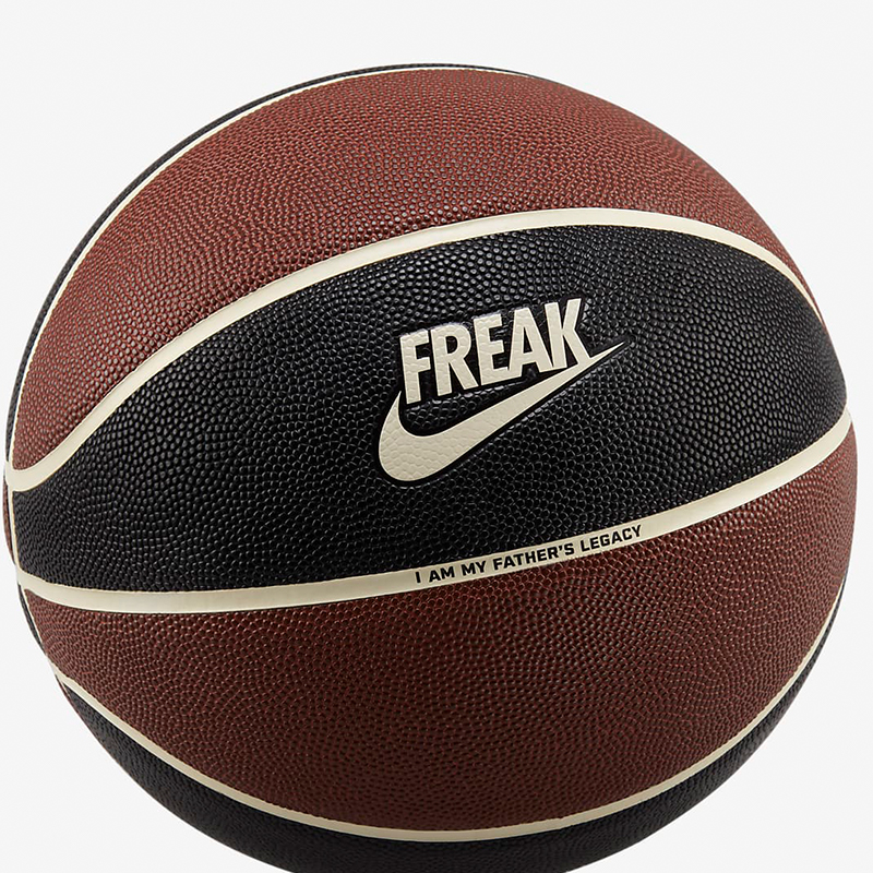 Nike Rubber Basketball Brown Black Size 7 Ball Training