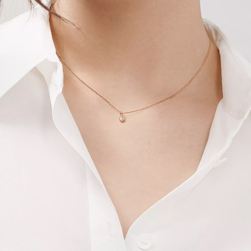 Женские ожерелье TIFFANY & CO. Elsa Peretti® 18K (розовое золото) — фото 3