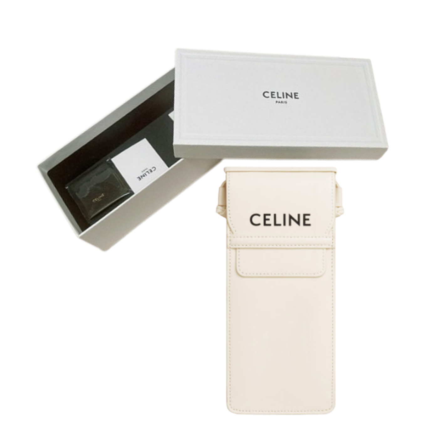 CELINE Plate Frame Irregular Shape Sunglasses Unisex