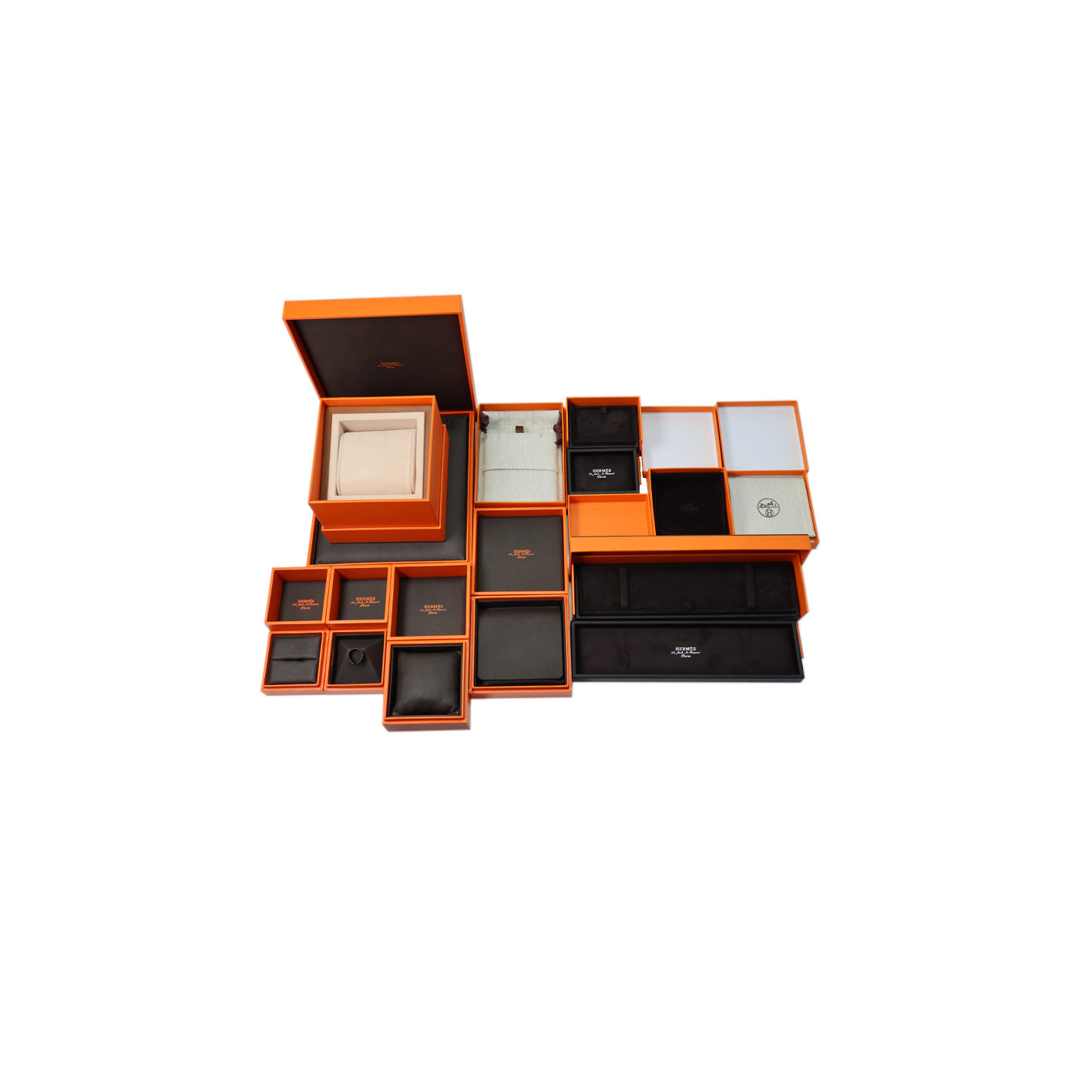 HERMES Amulettes Maroquinier Earrings Women's