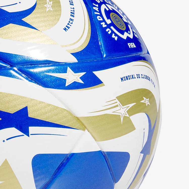 Adidas Size 1 Mini Soccer Ball Unisex Blue White Gold