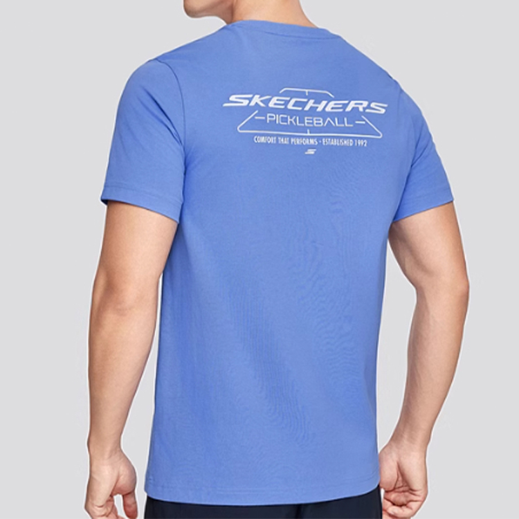 Skechers T Shirt Men’s Persian Sapphire Blue