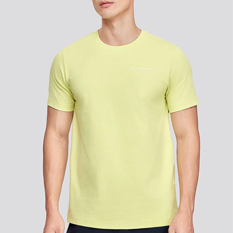 Skechers T Shirt Men’s Light Yellow Green