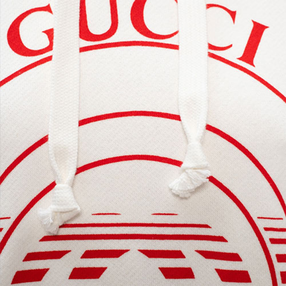 Женское худи Gucci Logo (белое) — фото 6