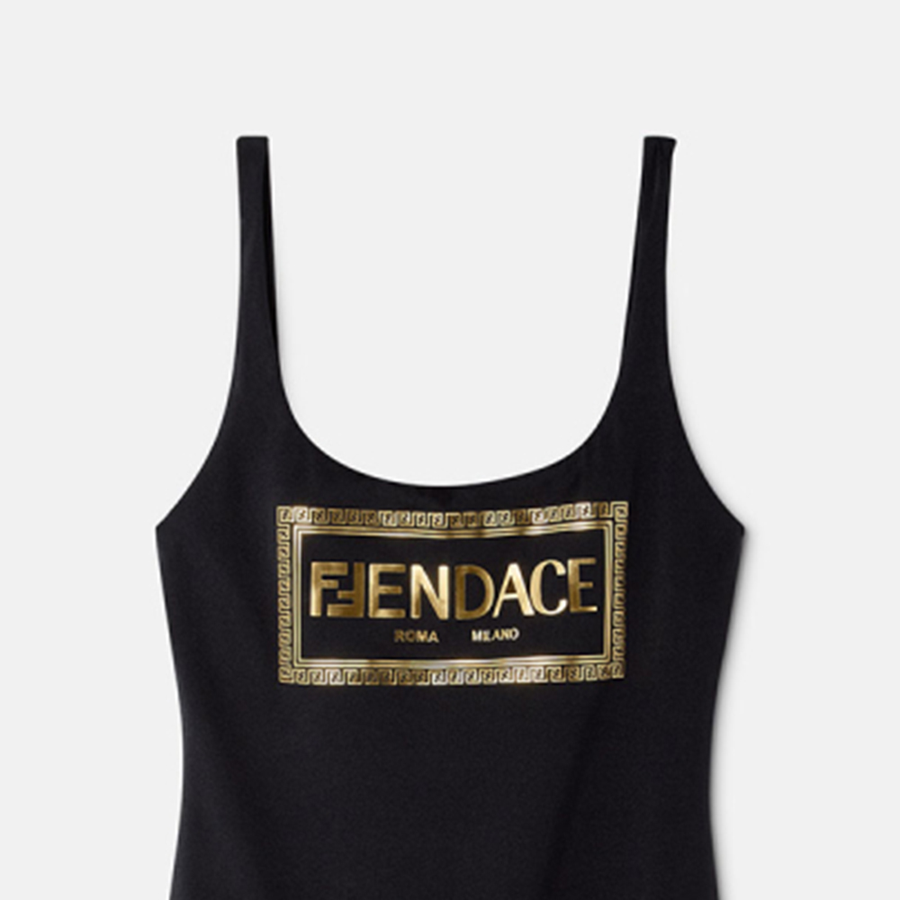 VERSACE SS22 One piece Swimsuit Women’s Black