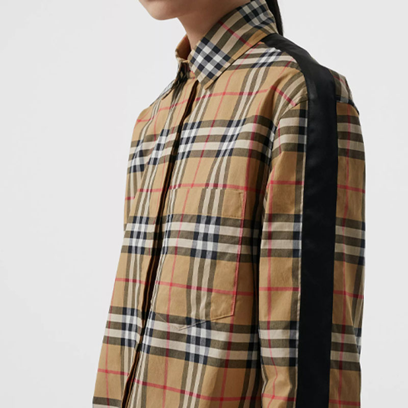 Женская рубашка Burberry Vintage (желтый) — фото 5
