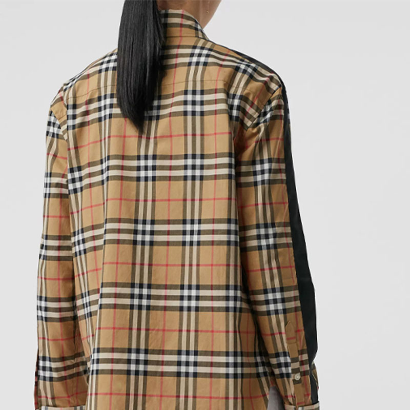 Женская рубашка Burberry Vintage (желтый) — фото 4