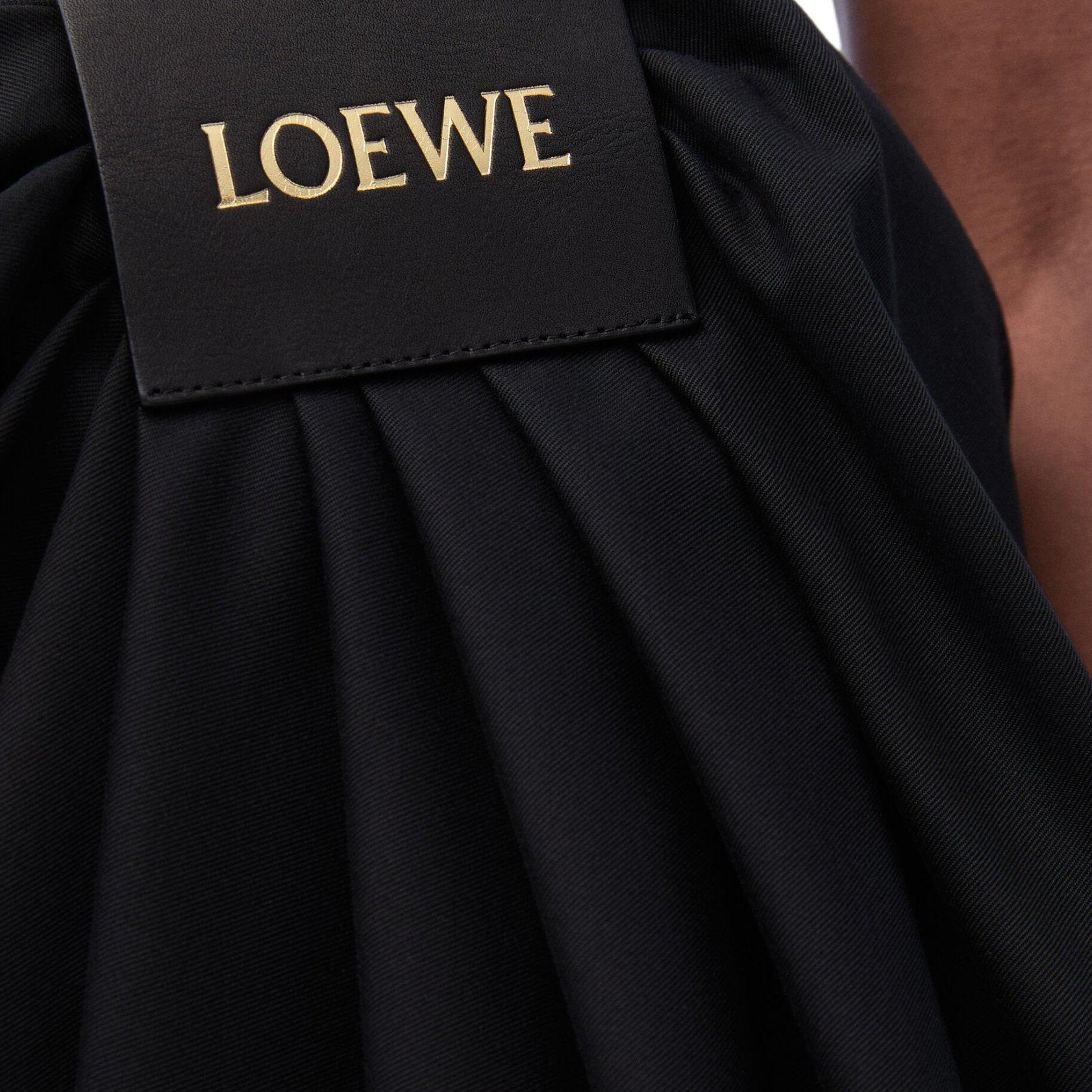 Женская юбка LOEWE (черная) — фото 5