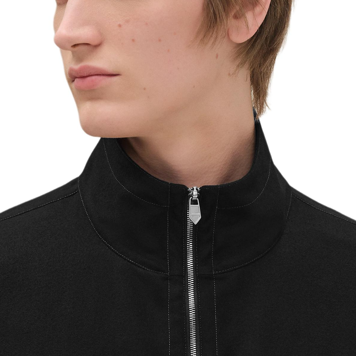 Мужские куртка Hermes (черный) — фото 4