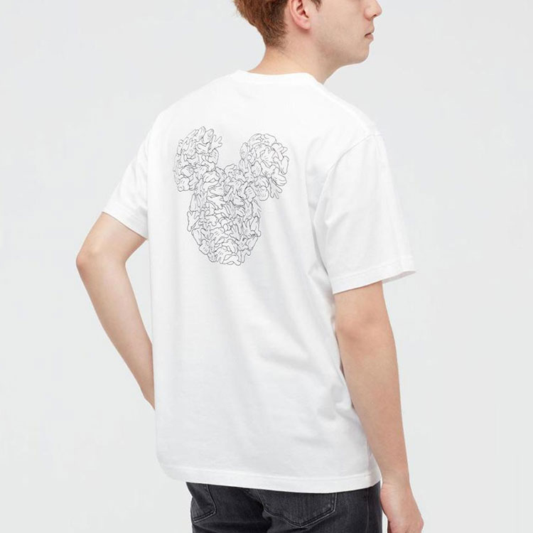 Унисекс футболка UNIQLO T (белый) — фото 3