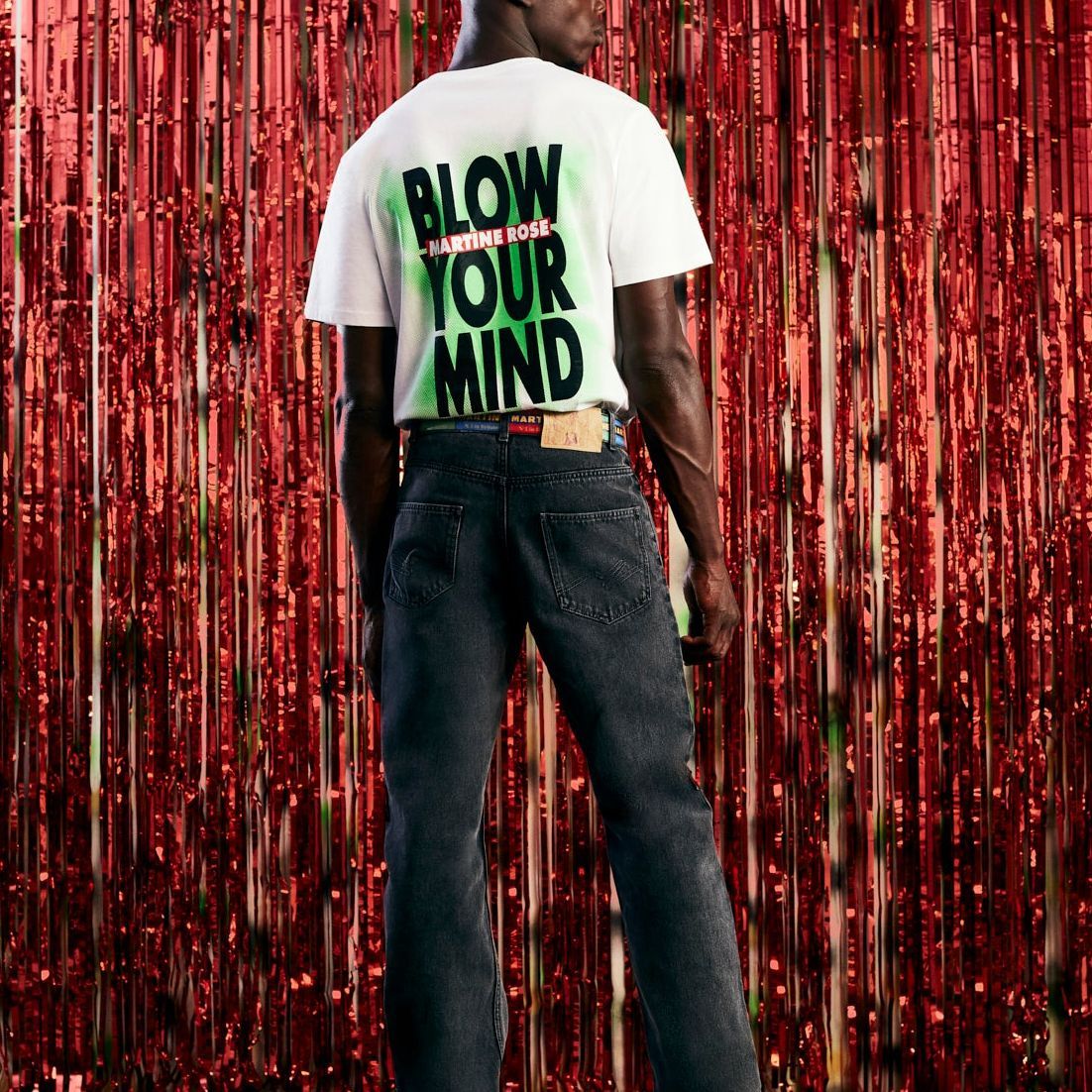 Футболка Martine rose SS24 (белая) — фото 4