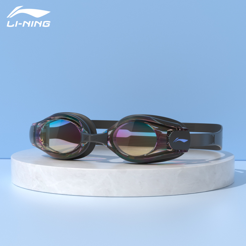 Li Ning Swim Goggles Polycarbonate, Silicone Unisex Black