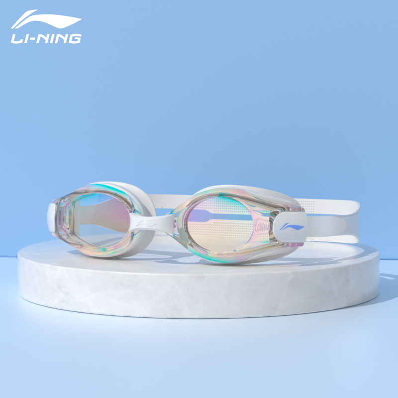 Li Ning Swim Goggles Polycarbonate, Silicone Unisex White