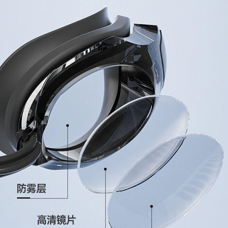 Li Ning Swim Goggles Polycarbonate, Silicone Unisex Black