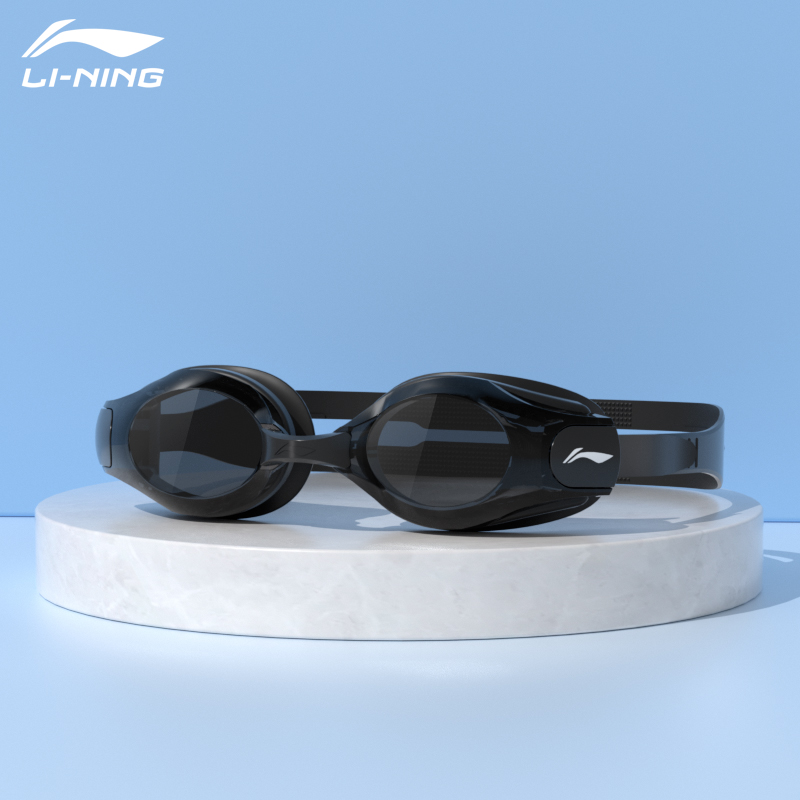 Li Ning Swim Goggles Polycarbonate, Silicone Unisex Black