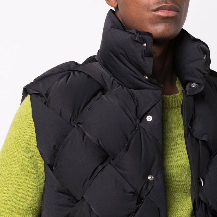 Мужской жилет Bottega Veneta FW22 (черный) — фото 5
