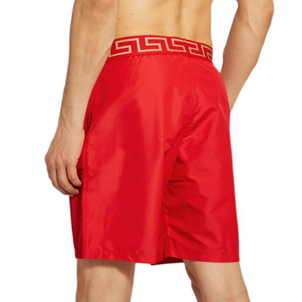 VERSACE Greca Waistband Swim Shorts