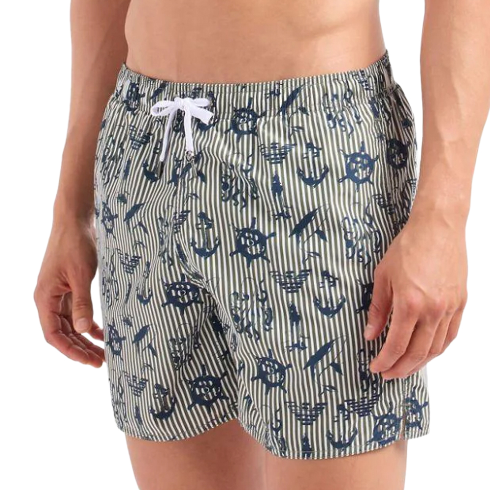 EMPORIO ARMANI Beach Shorts Men’s Gray