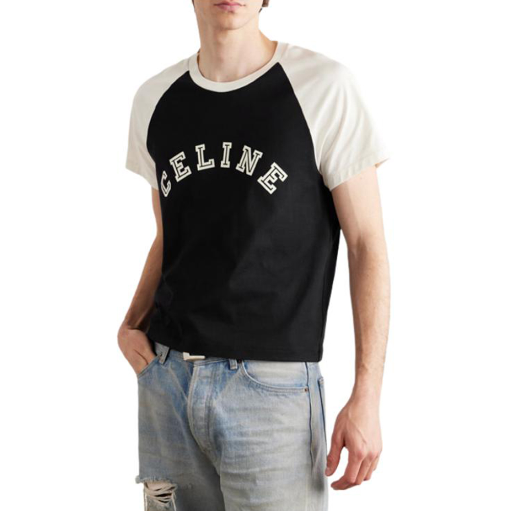 Мужская футболка CELINE T (черная) — Черный — фото 3