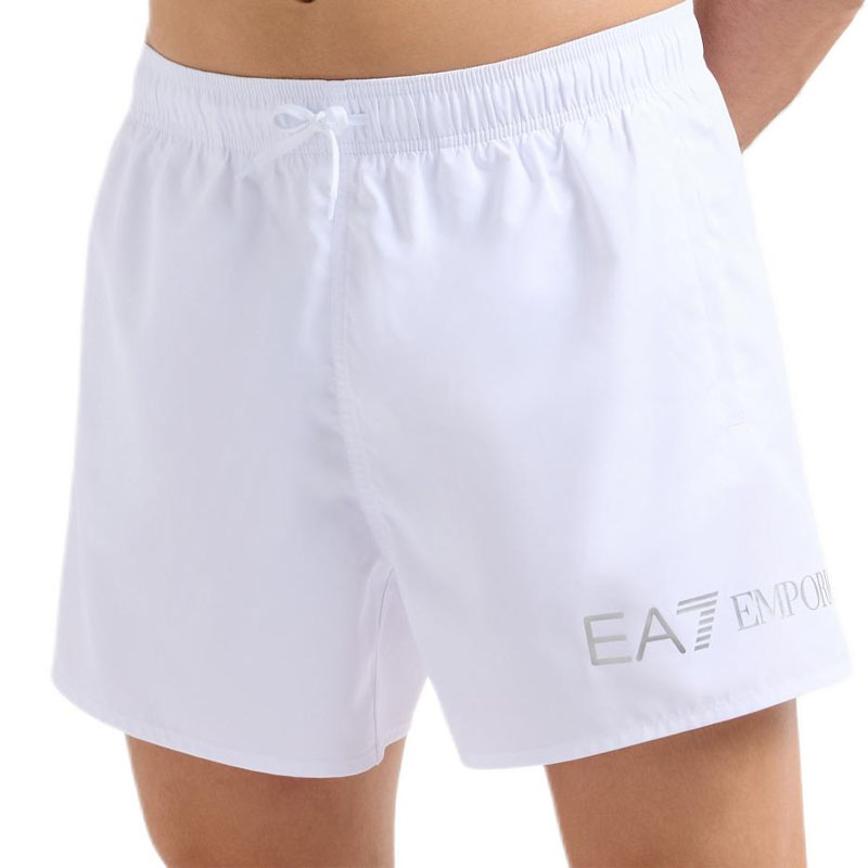 EMPORIO ARMANI EA7 Beach Shorts Men’s White